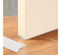 Bande d'étanchéité d'isolation phonique et résistante aux intempéries en silicone souple pour joint de porte de pièce, 90 cm (marron)