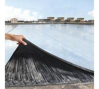 Bande D'étanchéIté en Aluminium Bitumé pour Toiture, Ruban de Bitumé Réparation Toit Autocollant, Rouleau Membrane Imperméable pour Abri de Jardin Réparer le Toit(1x15 m/3.3x49.2 ft)