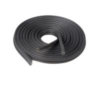 Bande d'étanchéité en caoutchouc de silicone 12M alliage d'aluminium plastique acier écran fenêtre porte superposition vent anti-moustique joint matériel(White 5cm)