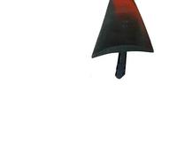 Bande d'étanchéité en caoutchouc de silicone en forme de T pour joint de fossé de type T, bandes décoratives pour véranda, panneau solaire, coupe-froid universel pour porte et fenêtre - T-101 28 x 1