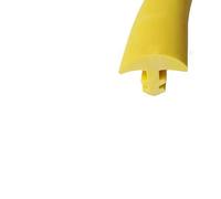 Bande d'étanchéité en caoutchouc de silicone en forme de T pour joint de fossé de type T, bandes décoratives pour véranda, panneau solaire, coupe-froid universel pour porte et fenêtre - T-32 10 x 7