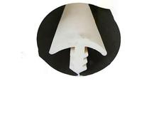 Bande d'étanchéité en caoutchouc de silicone en forme de T pour joint de fossé de type T, bandes décoratives pour véranda, panneau solaire, coupe-froid universel pour porte et fenêtre - T-78 20 x 11