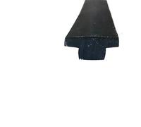 Bande d'étanchéité en caoutchouc de silicone en forme de T pour joint de fossé de type T, bandes décoratives pour véranda, panneau solaire, coupe-froid universel pour porte et fenêtre - T-34 12 x 5