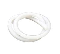 Bande d'étanchéité en caoutchouc de silicone solide 1 m, for la maison, le jardin, barre carrée en silicone blanc, résistant aux hautes températures, accessoires antidérapants et imperméables(5x20mm)