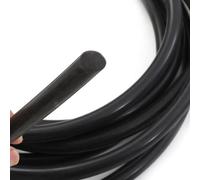 Bande d'étanchéité en caoutchouc fluoré FKM 1 mètre noir diamètre 2-10mm(4.5mm)
