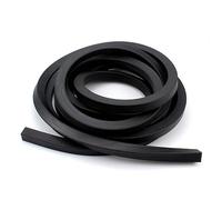 Bande d'étanchéité en caoutchouc noir solide carrée 6 * 6 8 * 8 10 * 10 10 * 20 mm, for bandes décoratives, barres d'étanchéité NBR, joint noir solide NBR 1 M(6mmx6mm)