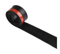 Bande d'étanchéité en caoutchouc pour cadre de porte de garage résistante aux intempéries - Protège contre l'humidité et aide à maintenir la température intérieure - Noir - 2 m