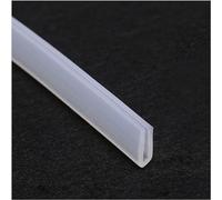 Bande d'étanchéité en caoutchouc transparent en forme de U, 5 m, for garniture, protection des bords de profilés en U(7mmx13mm)