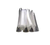 Bande D'étanchéité En Caoutchouc Transparente, Rainure De 1/3 Mètre, 0,5 Mm À 35, For Profilé U, Protection For Porte Douche, Verre, Métal Bandes d'étanchéité transparentes(13x12,3.0 Meters)