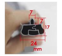 Bande d'étanchéité en PVC souple de 2 mètres/lot, bande d'étanchéité for réfrigérateur, bande d'étanchéité for porte et fenêtre d'armoire de désinfection(Type12)