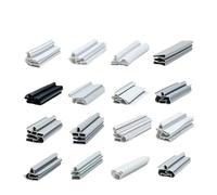 Bande d'étanchéité en PVC souple de 2 mètres/lot, bande d'étanchéité for réfrigérateur, bande d'étanchéité for porte et fenêtre d'armoire de désinfection(Type9)