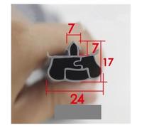 Bande d'étanchéité en PVC souple de 2 mètres/lot, bande d'étanchéité for réfrigérateur, bande d'étanchéité for porte et fenêtre d'armoire de désinfection(Type12)