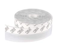 Bande d'étanchéité en silicone, 16,5 pieds de long (5 m) Joints auto-adhésifs transparents pour portes et fenêtres pour la plupart des ouvertures de portes et de fenêtres (largeur 35 mm)