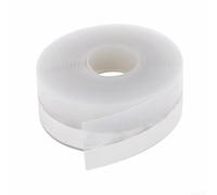 Bande d'étanchéité en silicone 5 m pour écart de porte, matériau TPE flexible avec une forte résistance à la déchirure et adhérence, s'adapte aux portes sans cadre, verre, alliage d'aluminium et