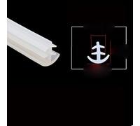 Bande d'étanchéité en silicone en forme de T de 1 à 3 mètres, bande d'étanchéité en caoutchouc de type T, couverture de fossé, bande décorative de fente de cuisine, étanche-T-30-2M