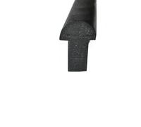 Bande d'étanchéité en silicone en forme de T pour joints de porte, fenêtre et vitre, 1/2/3 m, anti-collision - T-38 9 x 12,5 mm - 3 m