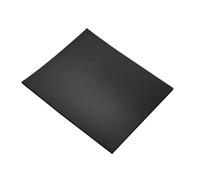 Bande d'étanchéité en silicone Plaque de mousse éponge pressage for écran 5/6/8 mm, feuille silicone rouge légère 20 cm x 25, 1 pièce(Black,6mm)