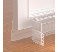 Bande d'étanchéité en silicone pour portes - 1 m de long x 5 cm de large - Coupe-vent et anti-poussière - Isolation phonique - Pour intérieur (transparent)