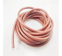 Bande d'étanchéité en silicone rouge ronde solide de 1 m, for la maison, le jardin, bande résistante aux hautes températures, accessoires caoutchouc(3mm)