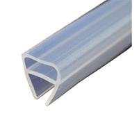 Bande d'étanchéité en verre en forme de F/U, 1M 2M | Bandes météo for douche et bain, bouchon de tirage for bandes d'étanchéité de porte et fenêtre(U-shape,10mm*1M)