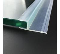 Bande d'étanchéité en verre en forme de H 2M | Bandes météo for douche et bain, bouchon de tirage for bandes d'étanchéité de porte et fenêtre(10mm)