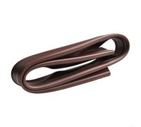 Bande d'étanchéité flexible en PVC pour améliorer l'isolation thermique et la réduction du bruit sous les portes (marron)