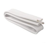 Bande d'étanchéité flexible en PVC pour bas de porte pour bloquer les courants d'air, le bruit et l'eau, offre des avantages d'économie d'énergie et un environnement calme (blanc)