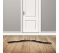 Bande d'étanchéité flexible sous porte avec isolation acoustique et prévention de la poussière, étanche pour une utilisation durable (blanc)