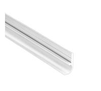 Bande d'étanchéité flexible sous porte en PVC 90 x 4 cm pour réduction du bruit, du vent et de l'eau avec isolation acoustique à trois couches, ruban résistant aux intempéries, installation facile