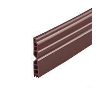 Bande d'étanchéité inférieure de porte pour une prévention efficace des fuites d'air et une isolation phonique 100 cm TPE coupe-vent (marron)