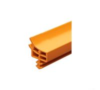 Bande d'étanchéité insonorisante en TPE, pour une utilisation avec des caches de porte intérieure et des fentes pour bloquer efficacement le bruit et les courants d'air (orange)
