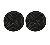 Bande d'étanchéité insonorisée et anti-poussière pour portes et fenêtres - Barrière coupe-vent - Réduit le bruit et l'infiltration de poussière pour un confort intérieur - Noir