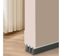Bande d'étanchéité pour bas de porte avec design triple couche pour réduire le bruit et sceller efficacement les espaces - Convient pour les portes de garage, de chambre, de salle de bain et de bureau