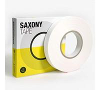 Bande d'étanchéité pour coutures - Épaisseur : 0,32 mm - Surface en tissu souple - Blanc - Seam Sealing Tape pour sceller les textiles à forte charge - Transfert de colle thermofusible (10 m x 22 mm)