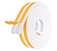 Bande d'étanchéité pour porte, ruban adhésif en mousse de 4,8 m, isolation insonorisante, design flexible bloqueur de courants d'air, idéal pour la maison, les portes de douche, les cadres de garage
