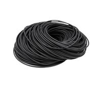 Bande d'étanchéité ronde en caoutchouc nitrile NBR noir massif résistant(Diameter 9mm,5 Meters)