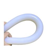 Bande d'étanchéité solide en caoutchouc, 1 pièce de 100 mm de long, cordon rond en silicone blanc solide, barre en caoutchouc, joint torique de garniture en caoutchouc de silicone haute température 16