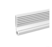 Bande d'étanchéité sous porte à base de TPE pour réduire l'infiltration d'air, améliorer l'efficacité CVC et le confort des occupants (petite taille, blanc)