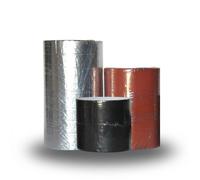 Bande d'étanchéité toiture bitume autocollante 10 m x 15 cm Aluminium