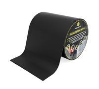 Bande d'Étanchéité Toiture EPDM Butyle Autocollante 15cm x 5m | 1,7 mm, noir - membrane et bâche pour toit, terrasse, lambourde, gouttière, fenêtre. Sur bois, métal, béton, PVC.