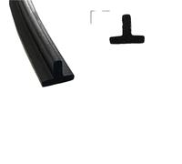 Bande d'étanchéité transparente 1 Pièce 1 M/5 M/10 Mètres Bande D'étanchéité En Silicone En Forme De T Coupe-froid En Caoutchouc Couverture(T-42,1 Meter)