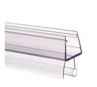 Bande d'étanchéité transparente de 4m, for écran bain-douche, porte, 4 à 12mm, joint, fenêtre, bandes, accessoires ménagers pour Paroi en Verre(A-4-6mm)