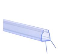 Bande d'étanchéité transparente en PVC, déflecteur d'eau de 4m, coupe-froid, bouchon, bande étanche for écran douche pour Paroi en Verre(12mm)