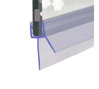 Bande d'étanchéité transparente Joint De Porte De Douche De Salle De Bain, Coupe-froid De Porte En Verre, Bande D'étanchéité En PVC, Accessoires(18mm gap,2pcs 40cm)