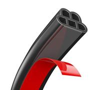 Bande d'étanchéité universelle pour portière de voiture - Double couche - Auto-adhésive - Insonorisation - Pour portière de voiture, capot, hayon