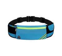 Bande d'exercice confortable résistante à l'eau très flexible sac de fitness ceinture réglable pour cyclisme, randonnée, entraînement quotidien, ceinture de fitness à libération rapide, bleu