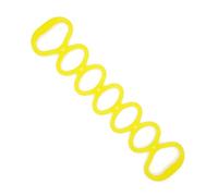 Bande d'exercice extensible à 7 anneaux, cordes de résistance pour étirer les bras, les épaules, les pieds (jaune)