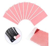 Bande d'Extension de Cheveux, Kalolary 120 Pièces Bande Adhesive Extension Ruban Adhésif Double Face Adhésive pour le Remplacement de Trame de Cheveux pour extensions de cheveux (Rose)
