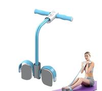 Bande d'extraction de pédale - Corde de tension multifonction à 4 tubes - Équipement de fitness - Équipement de yoga extensible pour entraînement de la taille, des bras, des jambes