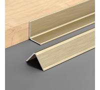Bande D'extrémité Murale En Alliage D'aluminium De 90 Cm, Lot De 3 Profilés De Transition Mur-plafond Idéal Pour La Décoration Et La Rénovation De Votre Intérieur(Brushed antique copper,10x20mm)